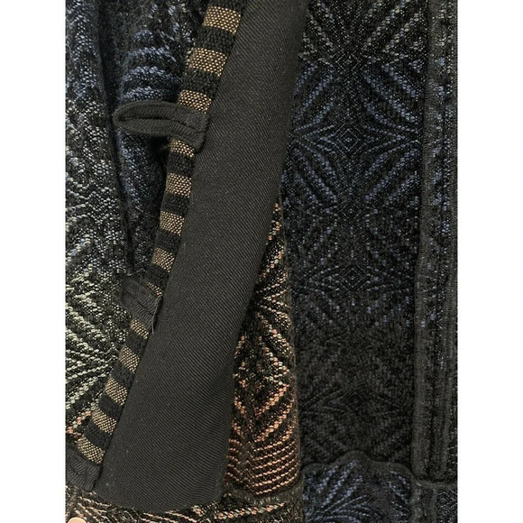 Patricia Palson Cardigan O/S Fiber Artist Hand-Woven Chenille Tail Spin Sweater - Picture 13 of 16